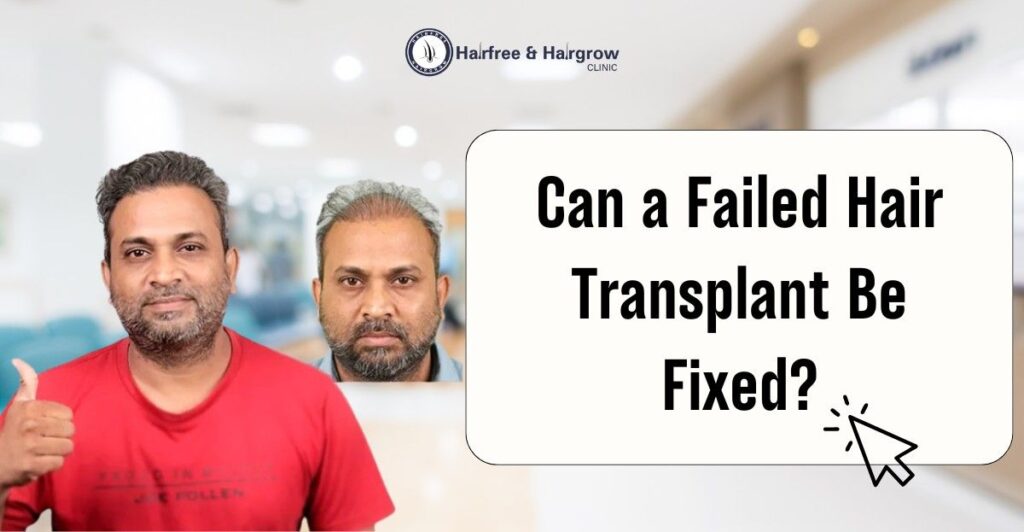 Can a Failed Hair Transplant Be Fixed