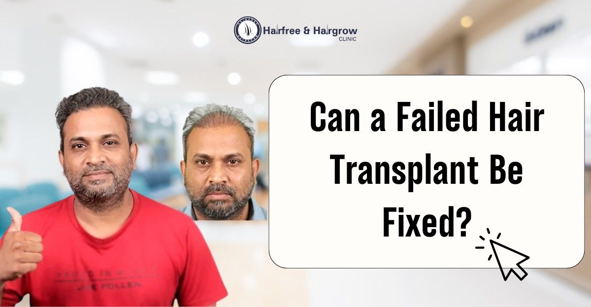 Can a Failed Hair Transplant Be Fixed