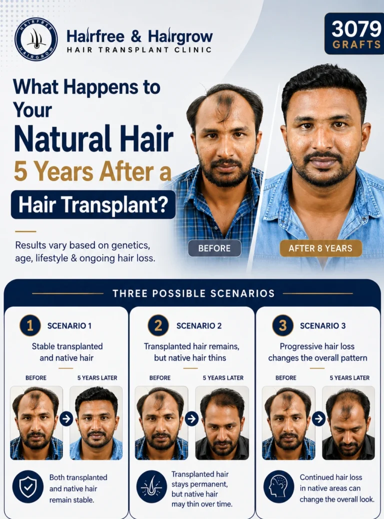What Happens to Your Natural Hair 5 Years After a Hair Transplant